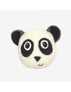 Pernuță jucărie Panda din lână
